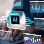 Edge AI technology processing real-time data analytics and business insights